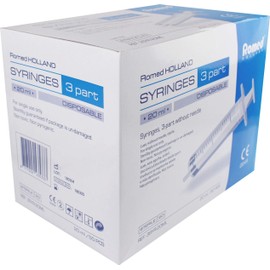 Romed Medical Disposable Syringes, Individually Packed and Sterile , 20 ml