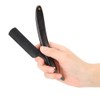 Sandalwood Handle Vintage Straight Manual Razor Holder Stainless Steel Beard