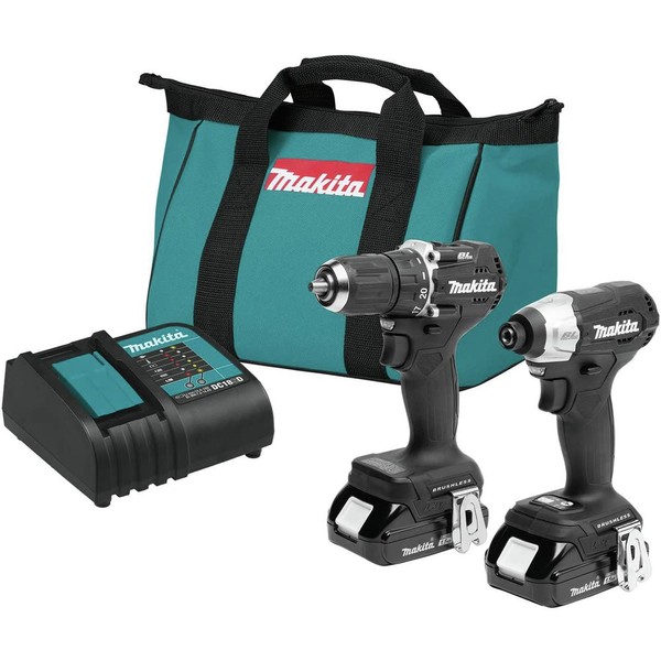 Makita CX203SYB 18V LXT® Lithium-Ion Sub-Compact Brushless Cordless 2-Pc. Combo