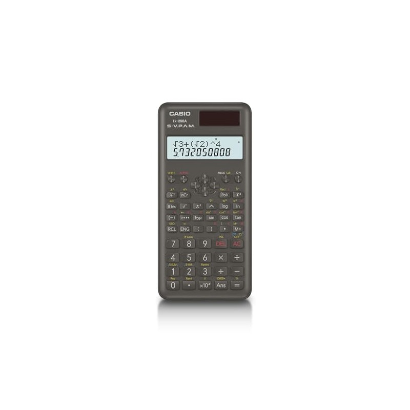 Casio Scientific Calculator 2-Digit Display & Statistical Calculation 199 Functions