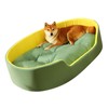 Pet Nest Bed Large Space Soft Comfortable Warm Pet Sleeping