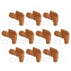 PATIKIL 2" Plastic Spigot Faucet, 10 Packs Barrel Faucet Durable
