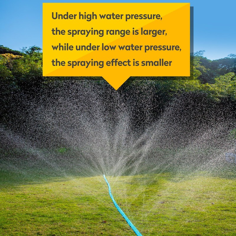 Winisok Sprinkler Hose 50FT, Heavy Duty Watering Hoses, Efficient Irrigation