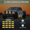 EYPINS 8 x 12 LED Front Flash, Flashing Light Strobe