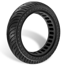GYL 50/75-6.1 Scooter Tire Solid: 8.5 Inch Tubeless Tires for Hover 1 Pioneer Journey Jive Aovopro ES80 Hiboy S2 Gotrax GXL V2 Rival XR Apex XL Electric Scooter, 8 1/2'' Replacement Wheel Black 1 Pcs
