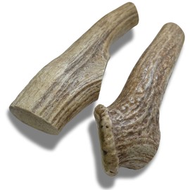 WhiteTail Naturals - Jumbo Antler Dog Chews - Tough Axis Deer Horn Antlers for Dogs (2 Pack -XXL) Durable Natural Dog Bones for Aggressive Chewers | American Made Dog Antler