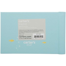 Carter's BP73-14074 Blue Under The Sea Mini Baby Photo Album Brag Book, Holds 40 Photos