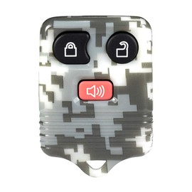 1x New Camouflage Keyless Entry 3 Button Remote Car Key Fob for Fit/For F150 Explorer Escape Edge Ranger Fusion etc with DIY Programming