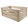 WooDeeDoo Medium Wooden Storage Slatted Crate Box | 28.5 x