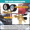 Drkerr 53010 Automotive HVAC Pressure Tester Kit, Nitrogen Pressure Regulator,