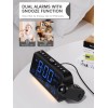 Mesqool Projection Alarm Clock for Bedroom Ceiling Digital Clock Projector