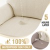 H.VERSAILTEX Jacquard Sofa Slipcover with Waterproof Seat Furniture Protector 1