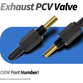 HiSport 0450339 Válvula PCV - Compatible con Hyundai Accent 2001-2011 Kia Rio 2006-2011 Rio5 2006-2011