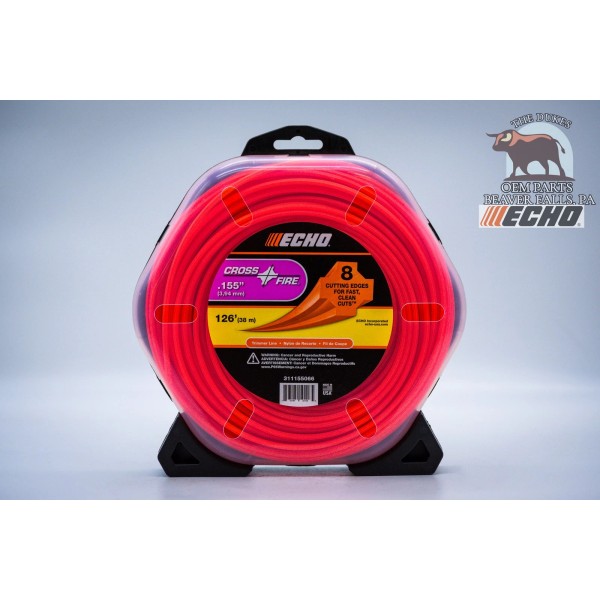ECHO GENUINE ECHO CROSSFIRE TRIMMER LINE .155 1LB SPOOL 311155066