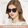 LKEYE Trendy Cat Eye Sunglasses for Women Fashion UV Protection