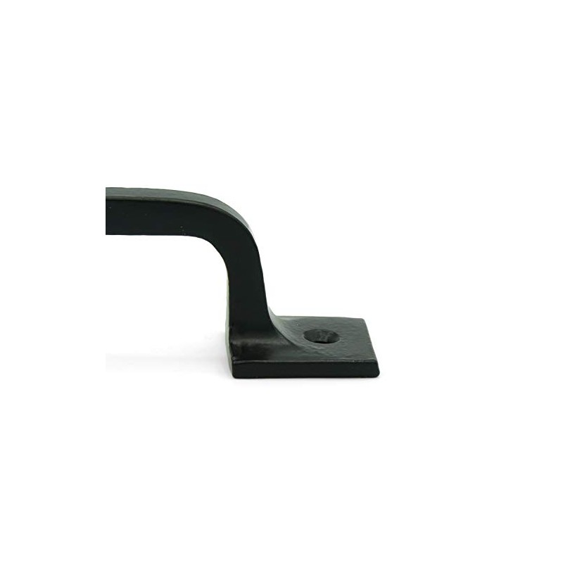 CRAFTSMAN ROAD Black Cast Iron Pull Handles 9 inch (Squared