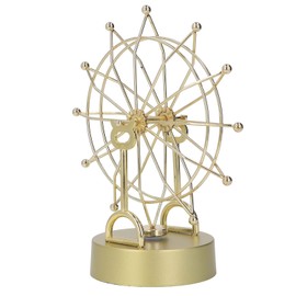 Electronic Ferris Wheel Desk Toy Magnetic Rotation Perpetual Motion Home Decoration Gold