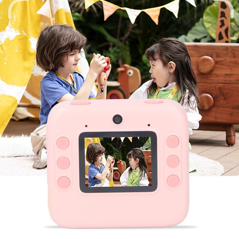 K27 Kids Instant Camera Front Rear Dual Lens Selfie Video