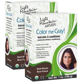 Light Mountain Natural 2 Piece Natural Color The Gray!, Dark Brown