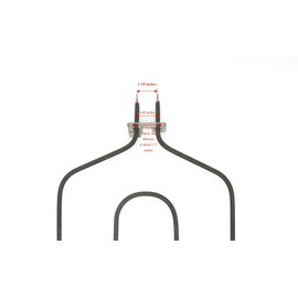 WB44T10009 Range Oven Heating Element Upper Broil Unit Replacements