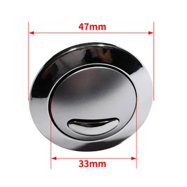 CANTONDZ Replacement Dual Flush Cistern Push Button Double Flush Toilet Cistern with Push Button CF1003CP Chrome Compatible with Siamp Twyford Optima49 Toilet Flush Button