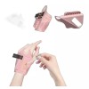 Midukrogo 메이크업손목밴드 팔레트 브러쉬홀더 휴대용 화장도구 Makeup Wristband Palette Brush Holder Portable Makeup Tool [Purple]