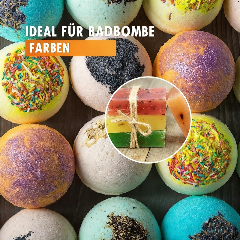 Nurila Set Di Colori Per Sapone, 7 X 5 Ml,