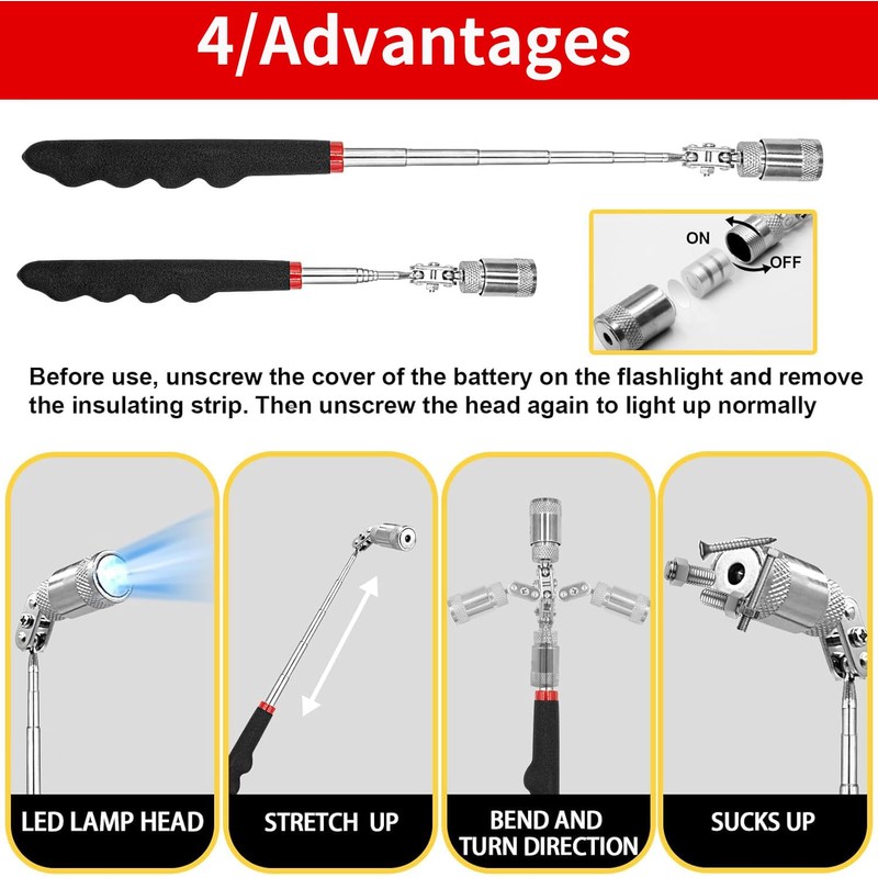 11pcs Mechanic Hook and Pick Tool Set with Car Clip