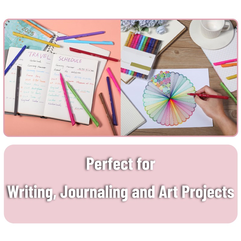 Mr. Pen- Fineliner Pens Colored, 12 Pack, Bible Journaling Pen,