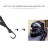 POCREATION Cuerda Elástica para Casco de Motocicleta, Correa de Cuerda