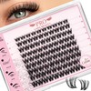 PROLASHBEAUTY Natural Lash Clusters Wispy Eyelash Clusters, Eyelash Extensions D
