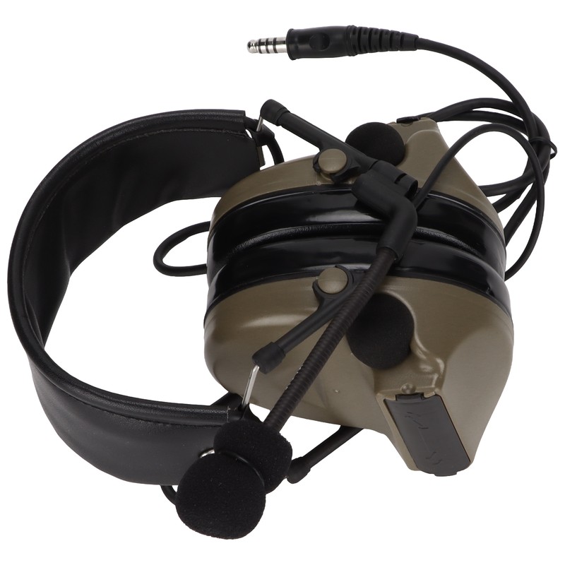 7.1mm Silicone Earmuffs Hearing Noise Reduction Walkie Talkies Headset U94