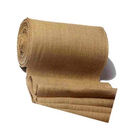 AAYU 14 Inch Wide 90 feet Long Burlap Runner placemat s , Finished Edges Tight Weave Jute-Burlap (14 Inch X 90 feet)