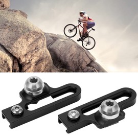 ochun 2PCS Aluminum Alloy Bike C Clamp Extender Brake Portion C Road Bike Setting Adapter Hollow Design Lightweight Resistant Corrosion Cycling Level (Black)