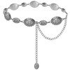 Alabasta Western Belt for Women, Concho Chain Belts for Dresses
