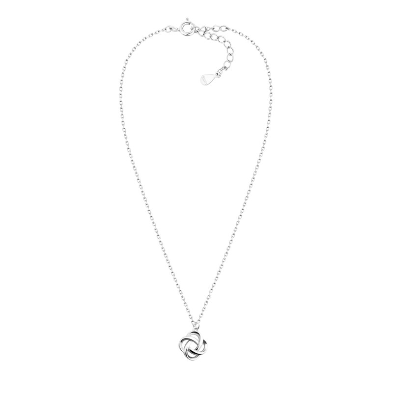 Sofia Milani - Women's Necklace 925 Silver - Twisted Knot