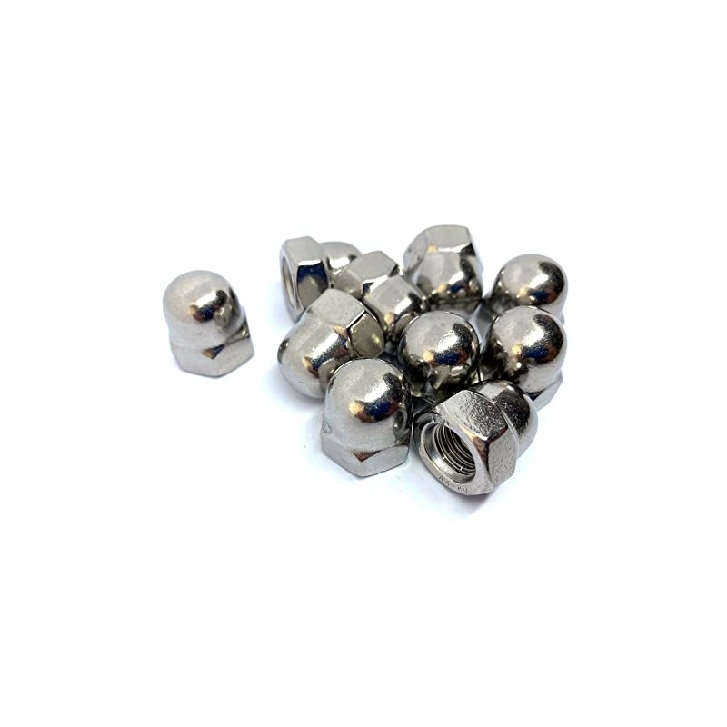 M12 Dome Nut DIN1587, A4 (316) Stainless Steel (Pack of