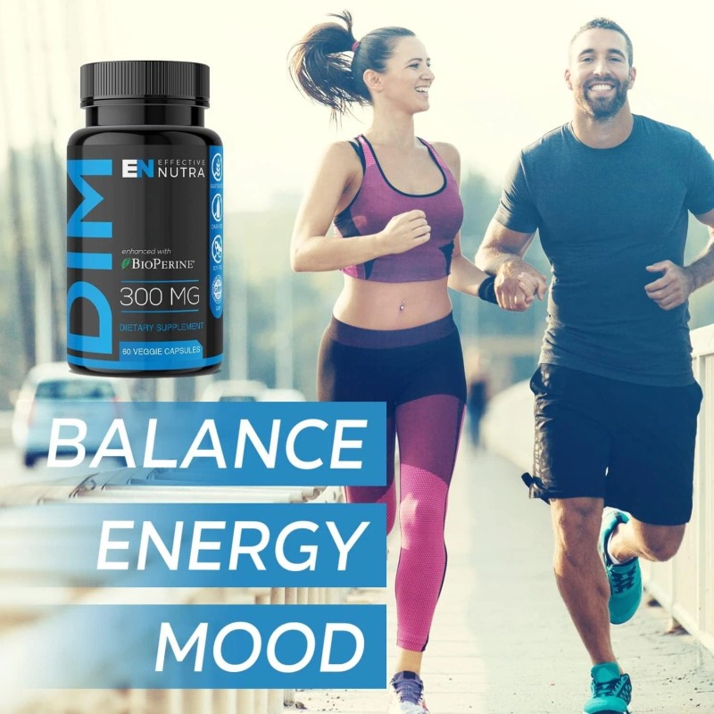 EFFECTIVE NUTRA Dim Supplement 300mg Capsule - Extra Strength Diindolylmetha