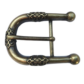 BELTINGER Belt Buckle Diamond 4.0 cm | Buckle Interchangeable Buckle Belt Buckle 40 mm Solid | For Costume, Old Brass