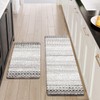 Ailsan Kitchen Mats for Floor 2 Piece,Kitchen Floor Mats Cushioned