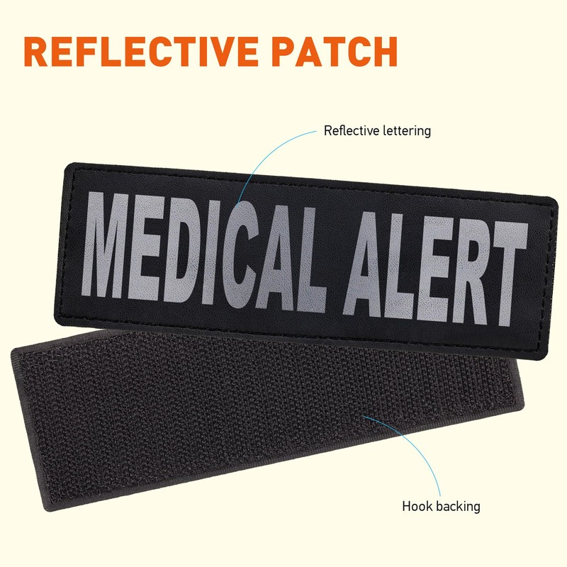 Dogline Boston Step in Mesh Dog Harness with Medical Alert