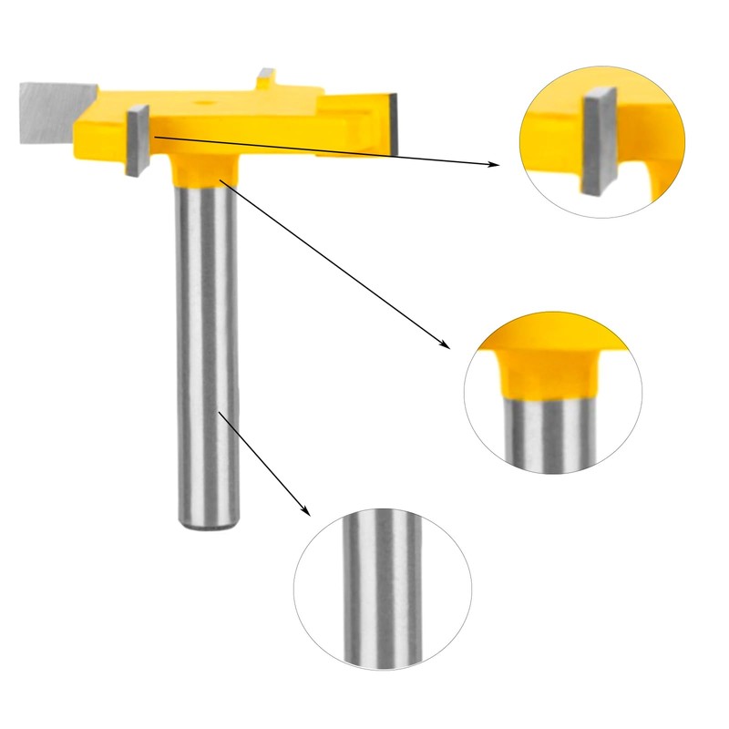 Eruceky Surface Planing Router Bits, Surface Bit Surface Milling Cutter,