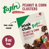 Snak Club Tajin Chocolatey Peanut and Corn Clusters, Chocolate Covered