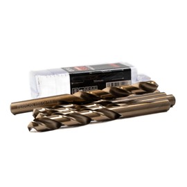 Ferrcan HSS Metal Drill Bit DIN338 M35 5% Cobalt 7-13 mm (Pack of 5 per Size)