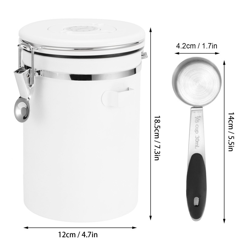 1.8L 304 Stainless Steel Sealing Can Airtight Storage Container with