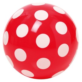 Togu Spielball Buntball Punktball 9" rot/weiß