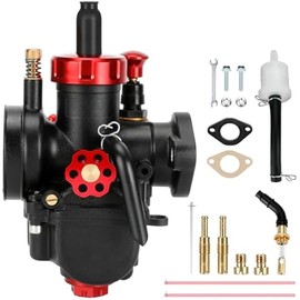 PE22 Carburetor Kit Compatible with Predator 212cc 196cc OHV Engine Coleman Mini Bike CT200U BT200X KT196 Go Kart ATV 110cc 125cc Tao tao Coolster Apollo CRF50 XR50 Pit Dirt Bike 4 Stroke Parts