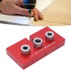 Wood Doweling Jig Drill Guide 3 in 1 Locator Hole