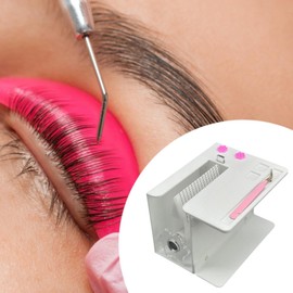 GaotKeut Eyelash Flowering Machine,Root Splitter,Practical Portable False Eyelash Extension Separator Machine,Lash Extension Supplies, white