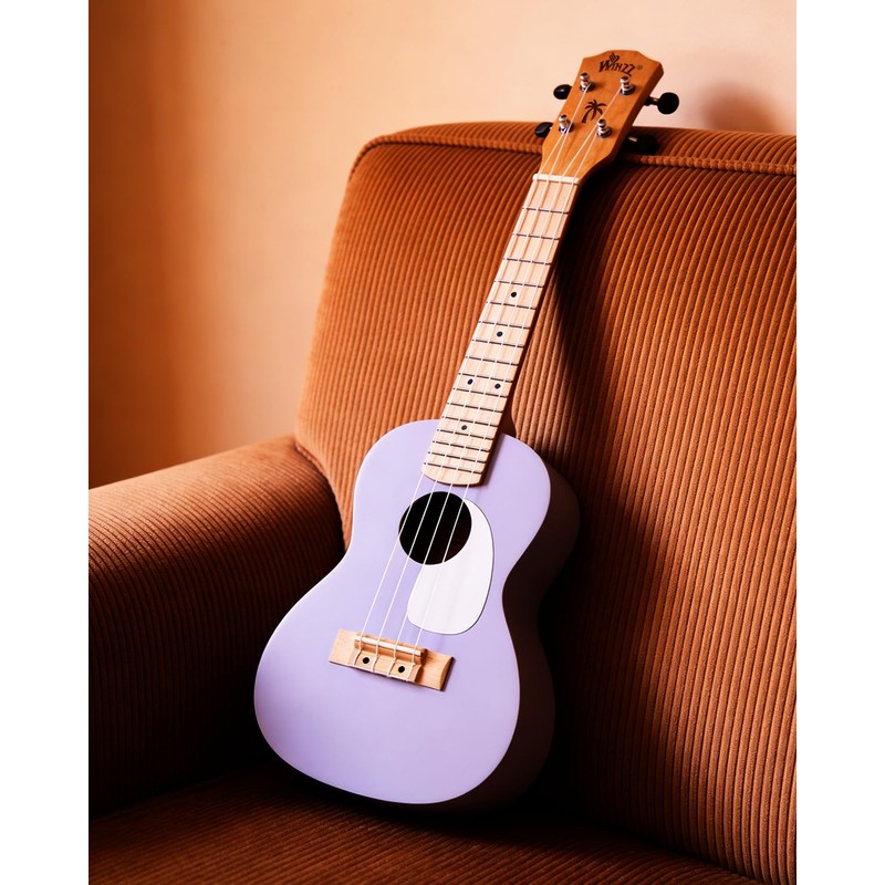 Winzz AU-C00 Concert Ukulele Beginner Set for Adults and Children,
